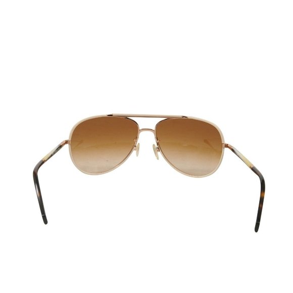 Balenciaga BA 14 24F Aviator Sunglasses 60-15 Cream Gold Brown Tortoise - Picture 6 of 9